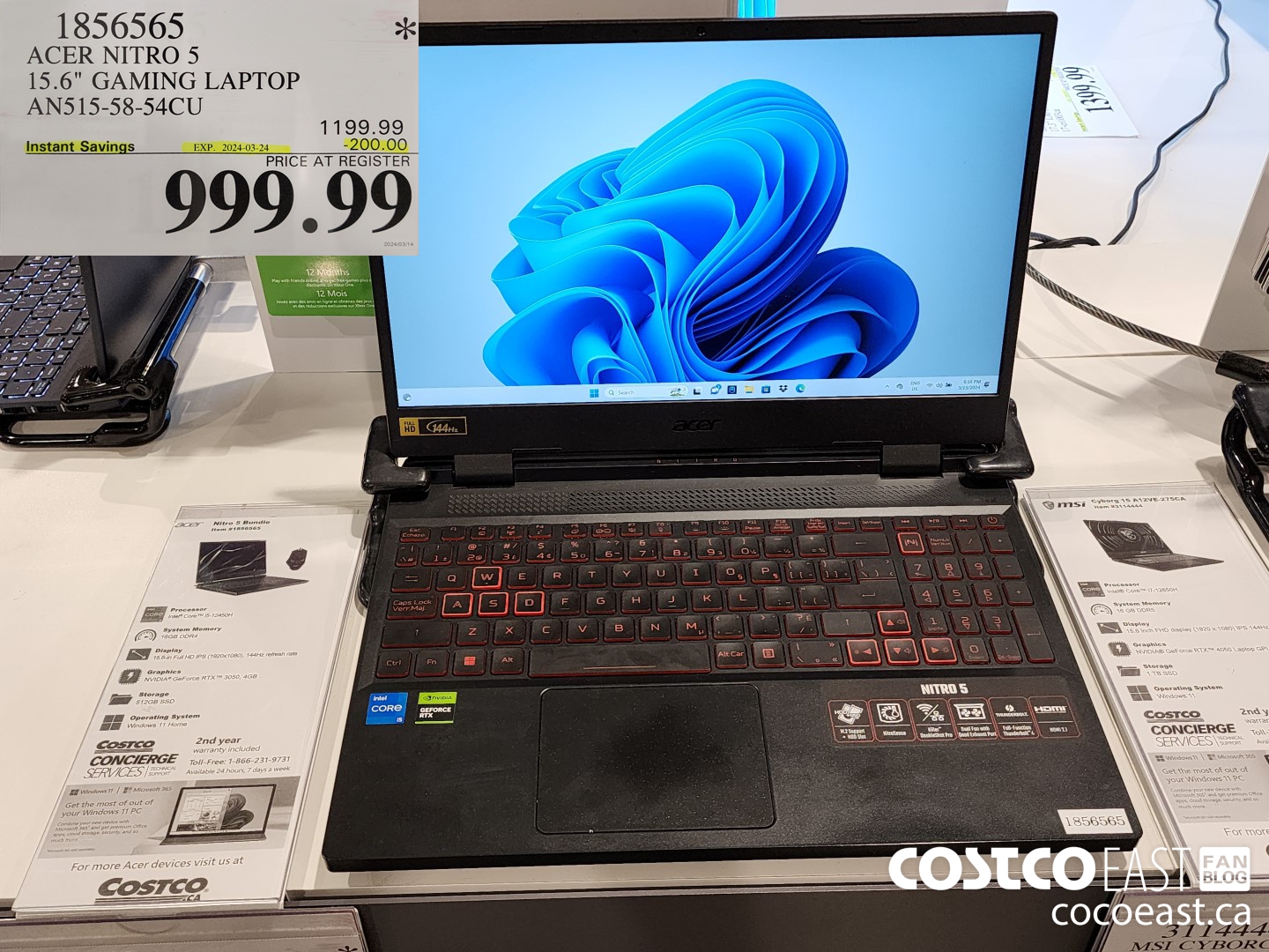 1856565 ACER NITRO 5 15.6