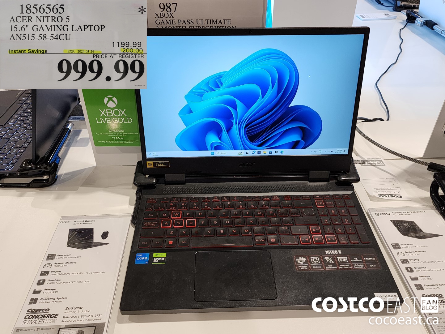 1856565 ACER NITRO 5 15.6