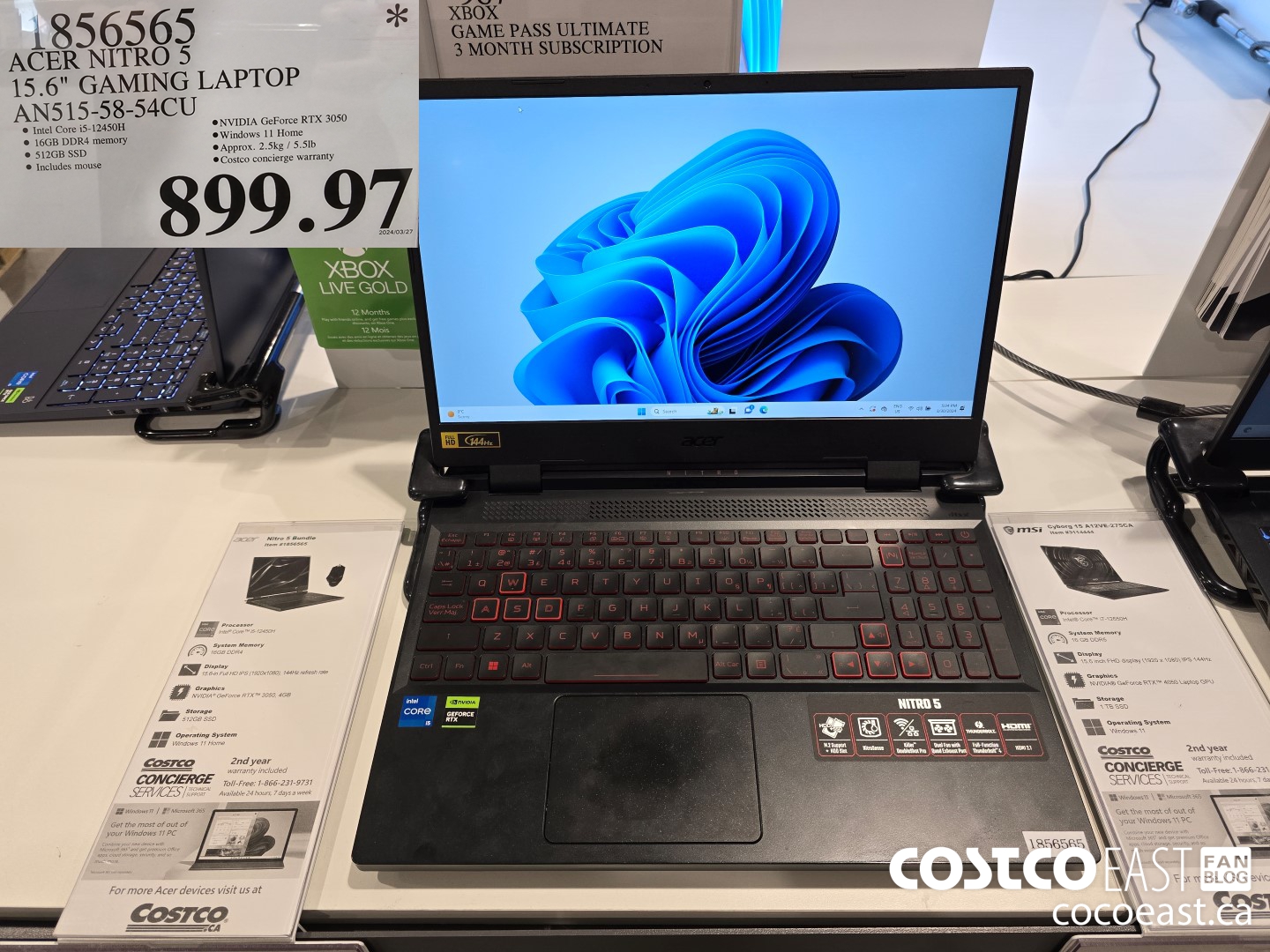 1856565 ACER NITRO 5 15.6