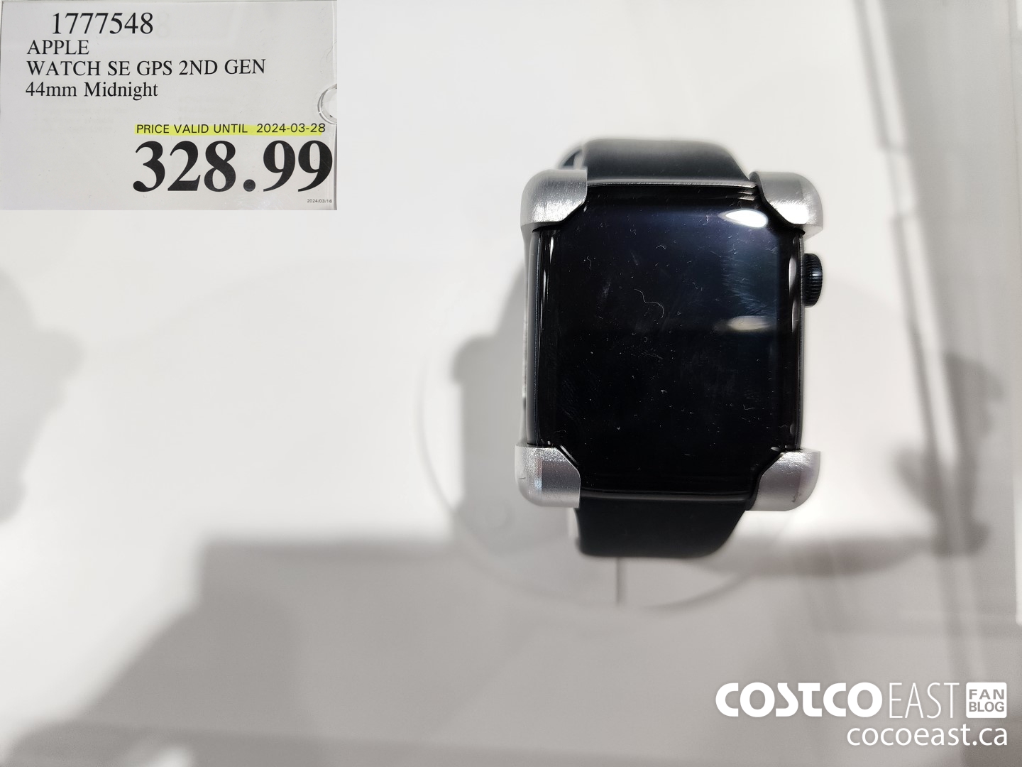 1777548 APPLE WATCH SE GPS 2ND GEN 44mm Midnight $328.99