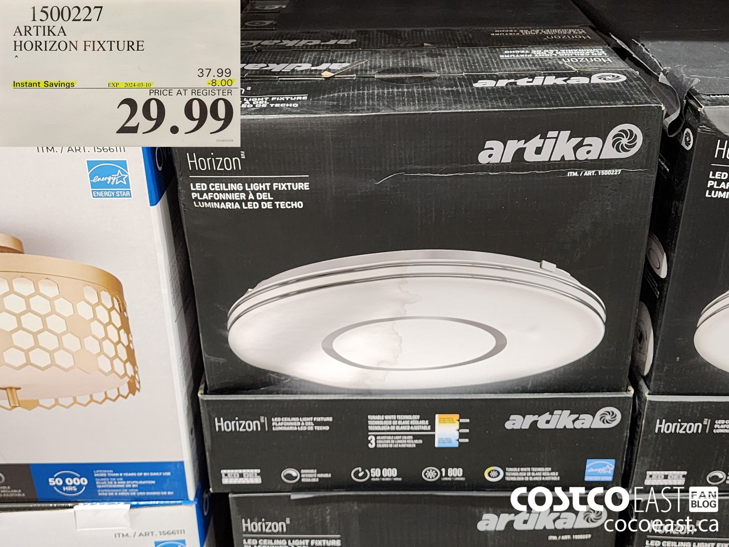 1500227 ARTIKA HORIZON FIXTURE ($8.00 INSTANT SAVINGS EXPIRES ON 2024-03-10) $29.99