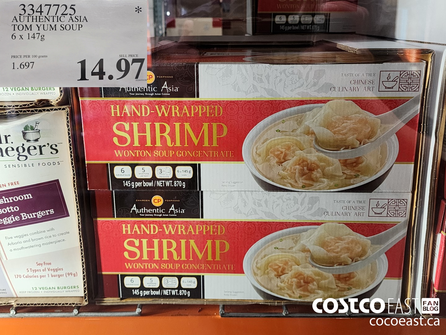 3347725 AUTHENTIC ASIA TOM YUM SOUP 6 x 147g $14.97