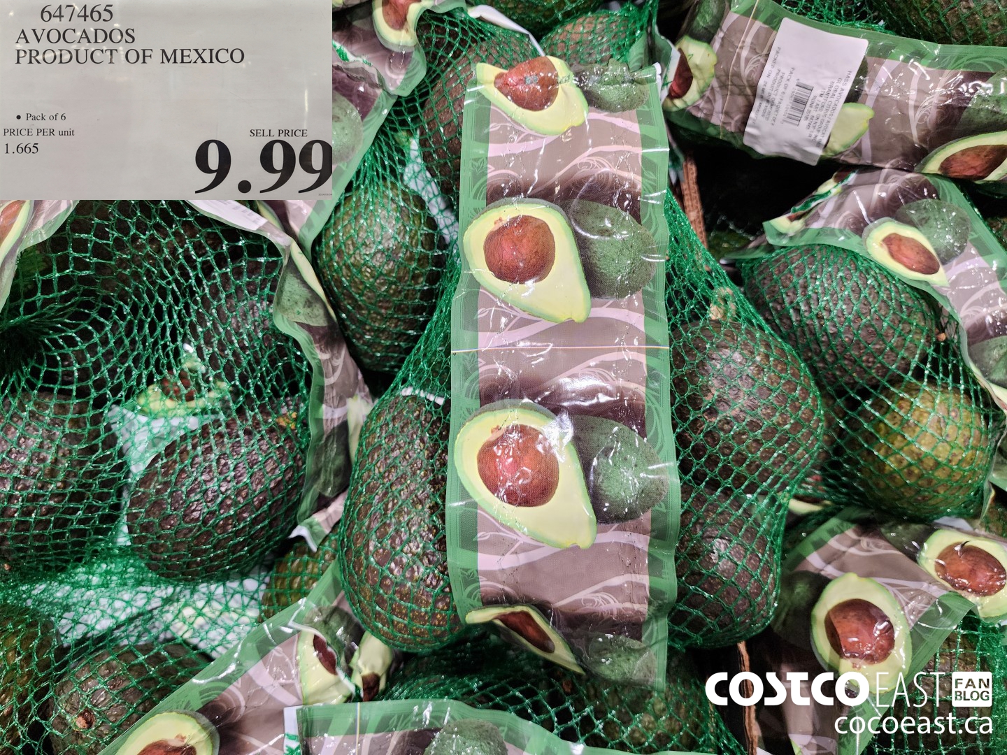 647465 AVOCADOS PRODUCT OF MEXICO $9.99