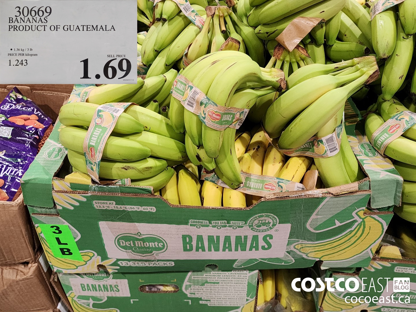 30669 BANANAS PRODUCT OF GUATEMALA $1.69