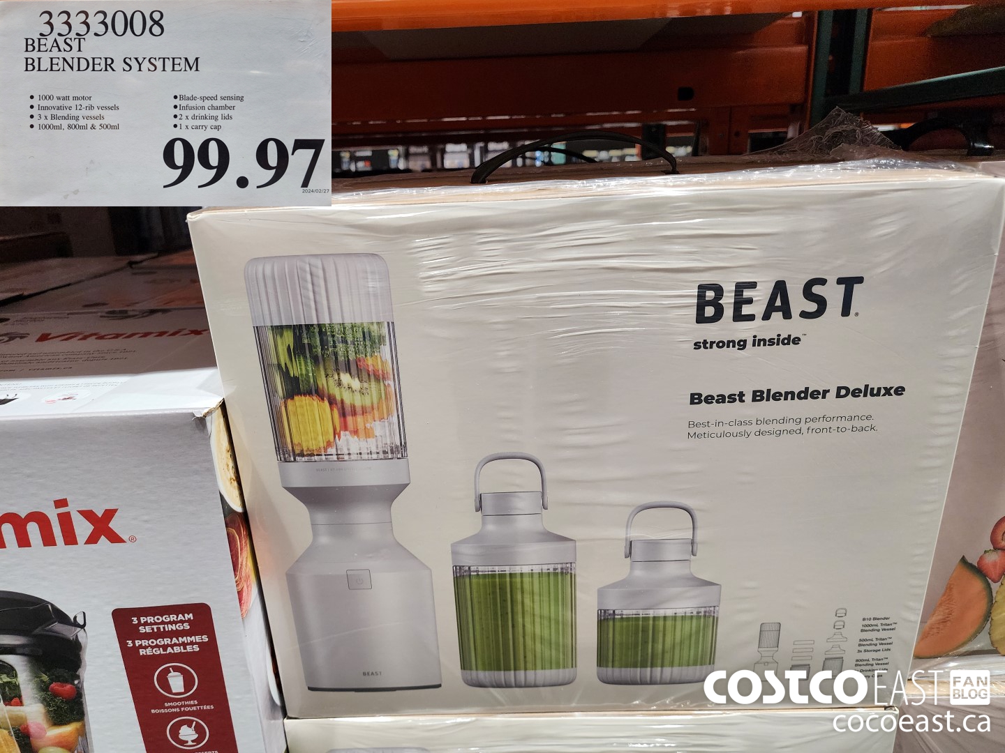 3333008 BEAST BLENDER SYSTEM $99.97