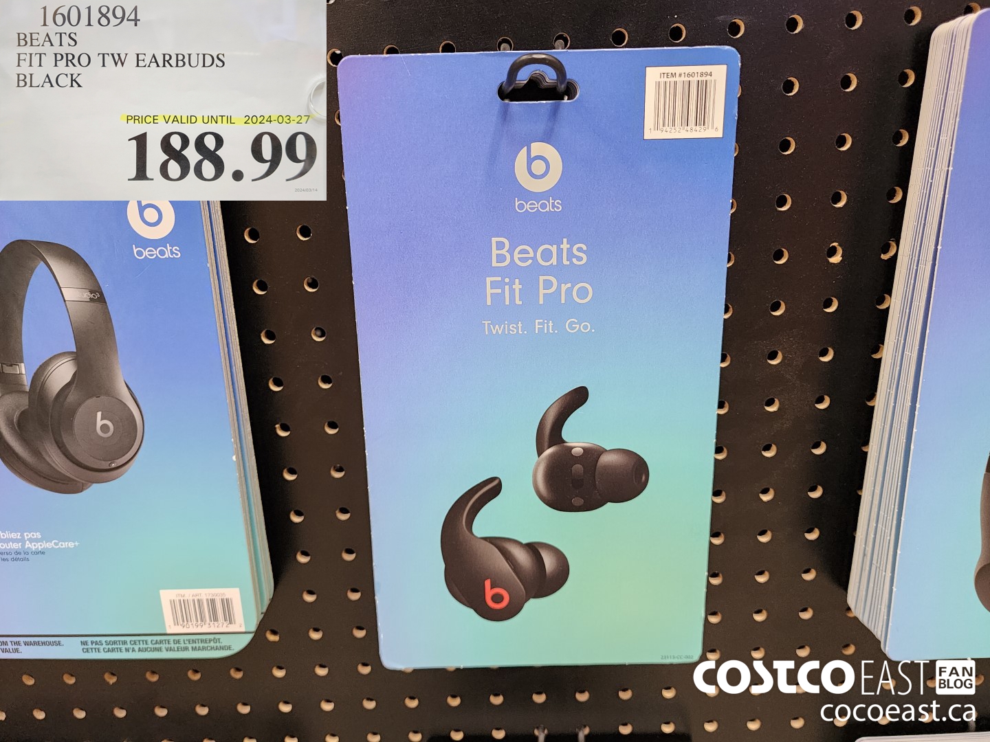 1601894 BEATS FIT PRO TW EARBUDS BLACK  $188.99