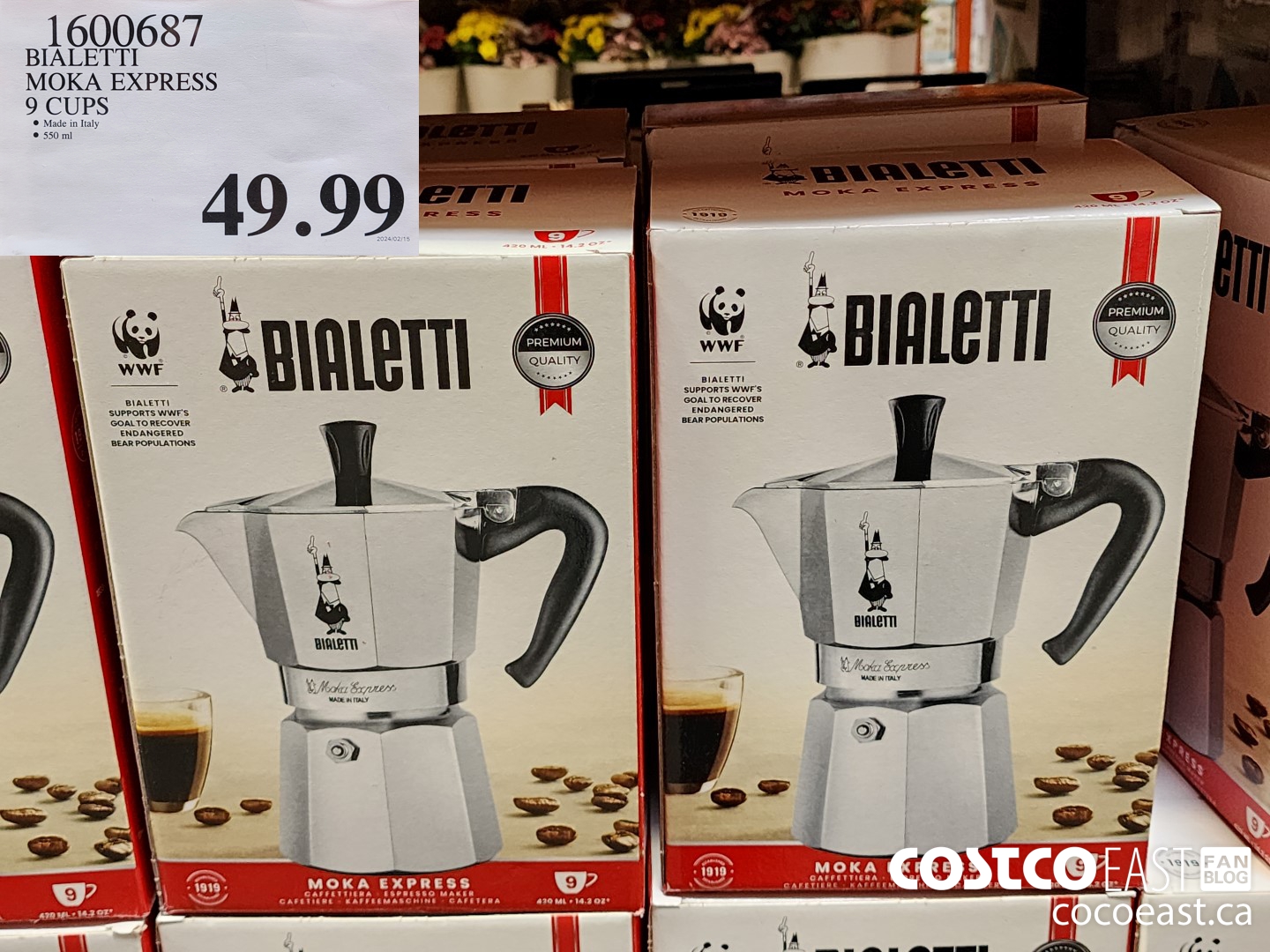 1600687 BIALETTI MOKA EXPRESS 9 CUPS $49.99