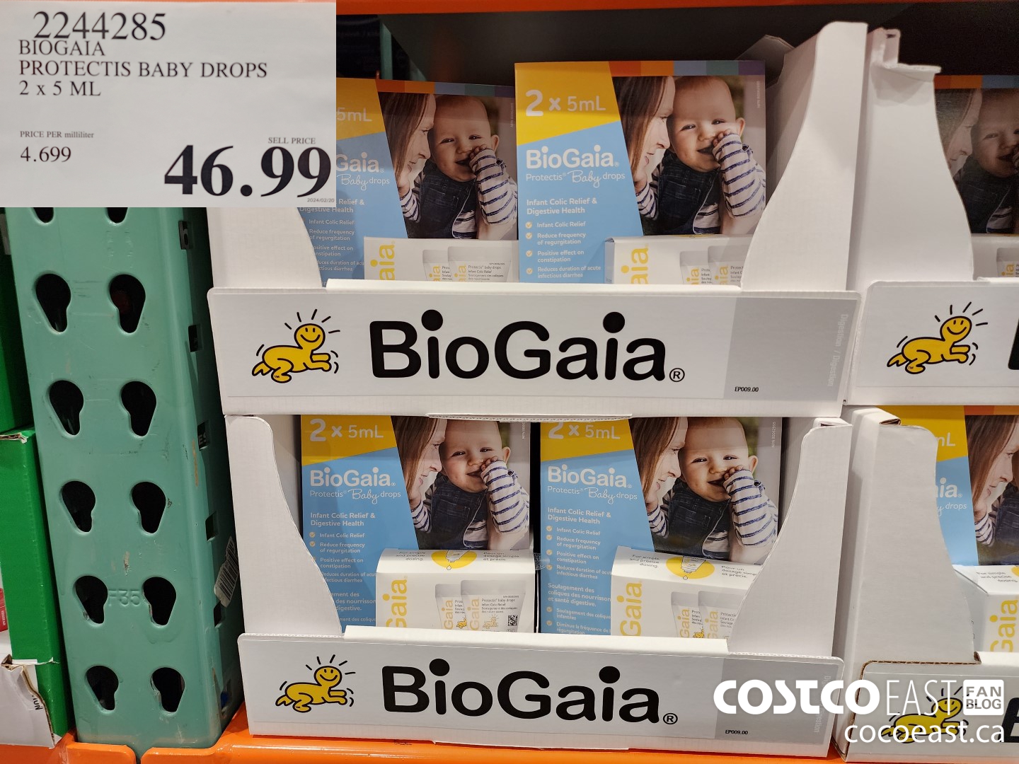 2244285 BIOGAIA PROTECTIS BABY DROPS 2 X 5 ML $46.99