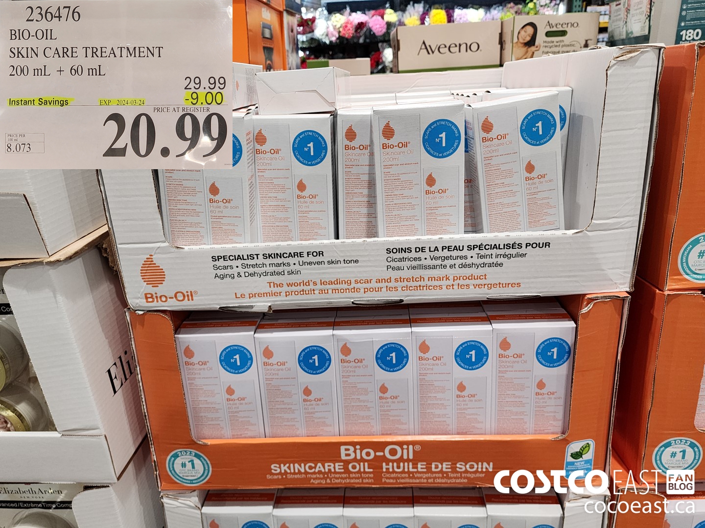 236476 BIO-OIL SKIN CARE TREATMENT 200 mL + 60 mL ($9.00 INSTANT SAVINGS EXPIRES ON 2024-03-24) $20.99