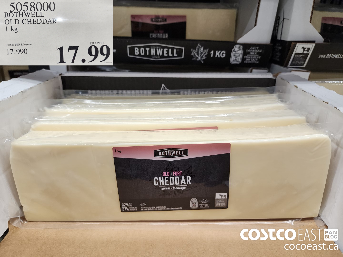 5058000 BOTHWELL OLD CHEDDAR 1 KG $17.99