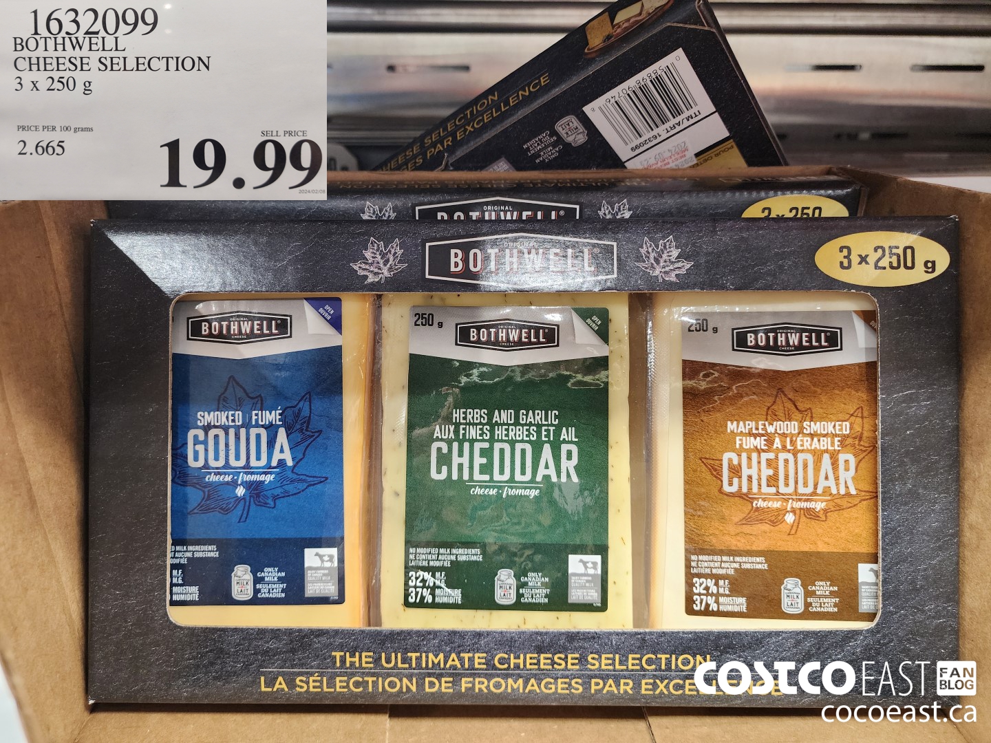 1632099 BOTHWELL ULTIMATE CHEESE SELECTION 3 x 250 G $19.99