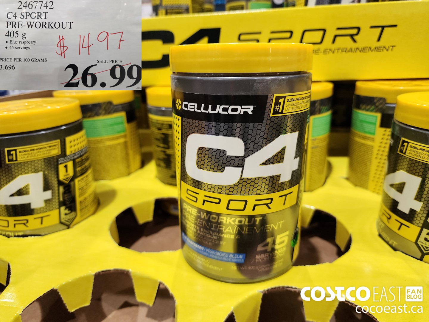 2467742 C4 SPORT PRE-WORKOUT 405 g $14.97