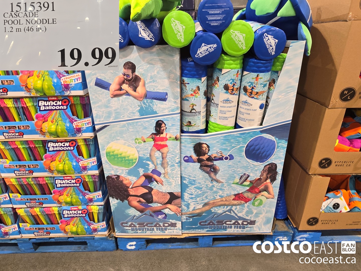 1515391 CASCADE POOL NOODLE 1.2 m (46 in.) $19.99