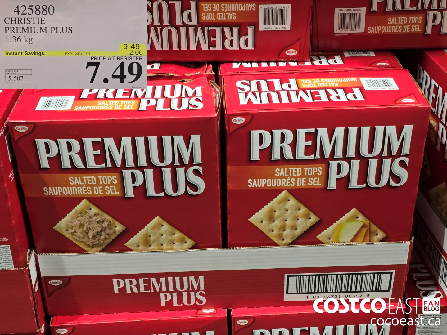 425880 CHRISTIE PREMIUM PLUS 1.36 kg ($2.00 INSTANT SAVINGS EXPIRES ON 2024-03-31) $7.49