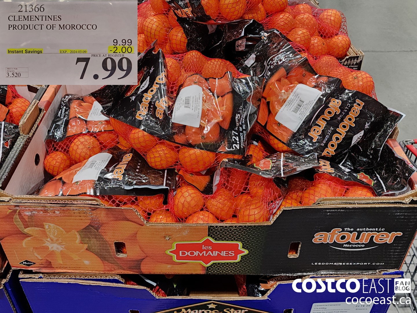 21366 CLEMENTINES PRODUCT OF MOROCCO ($2.00 INSTANT SAVINGS EXPIRES ON 2024-03-09) $7.99