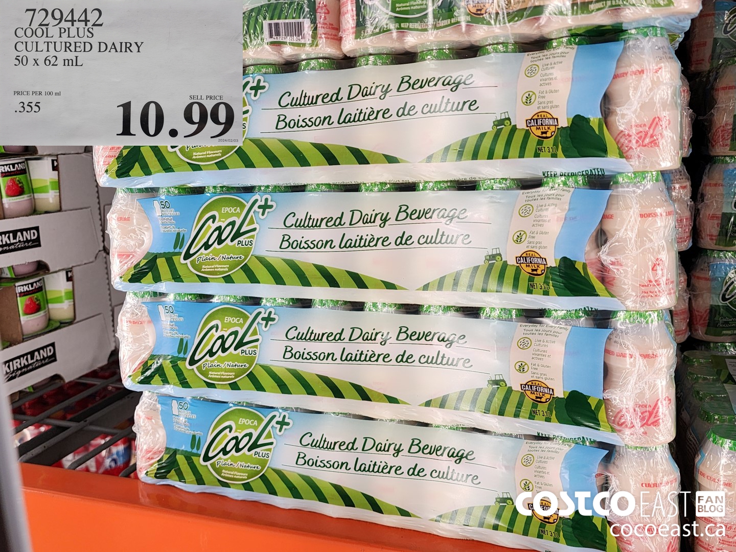 729442 COOL PLUS CULTURED DAIRY 50 X 62 ML $10.99