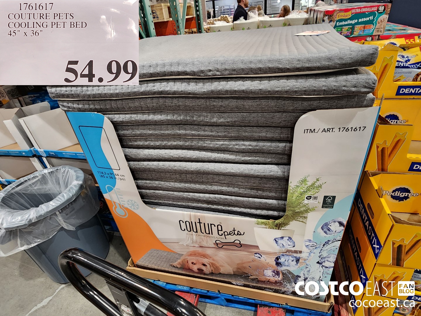 1761617 COUTURE PETS COOLING PET BED 45