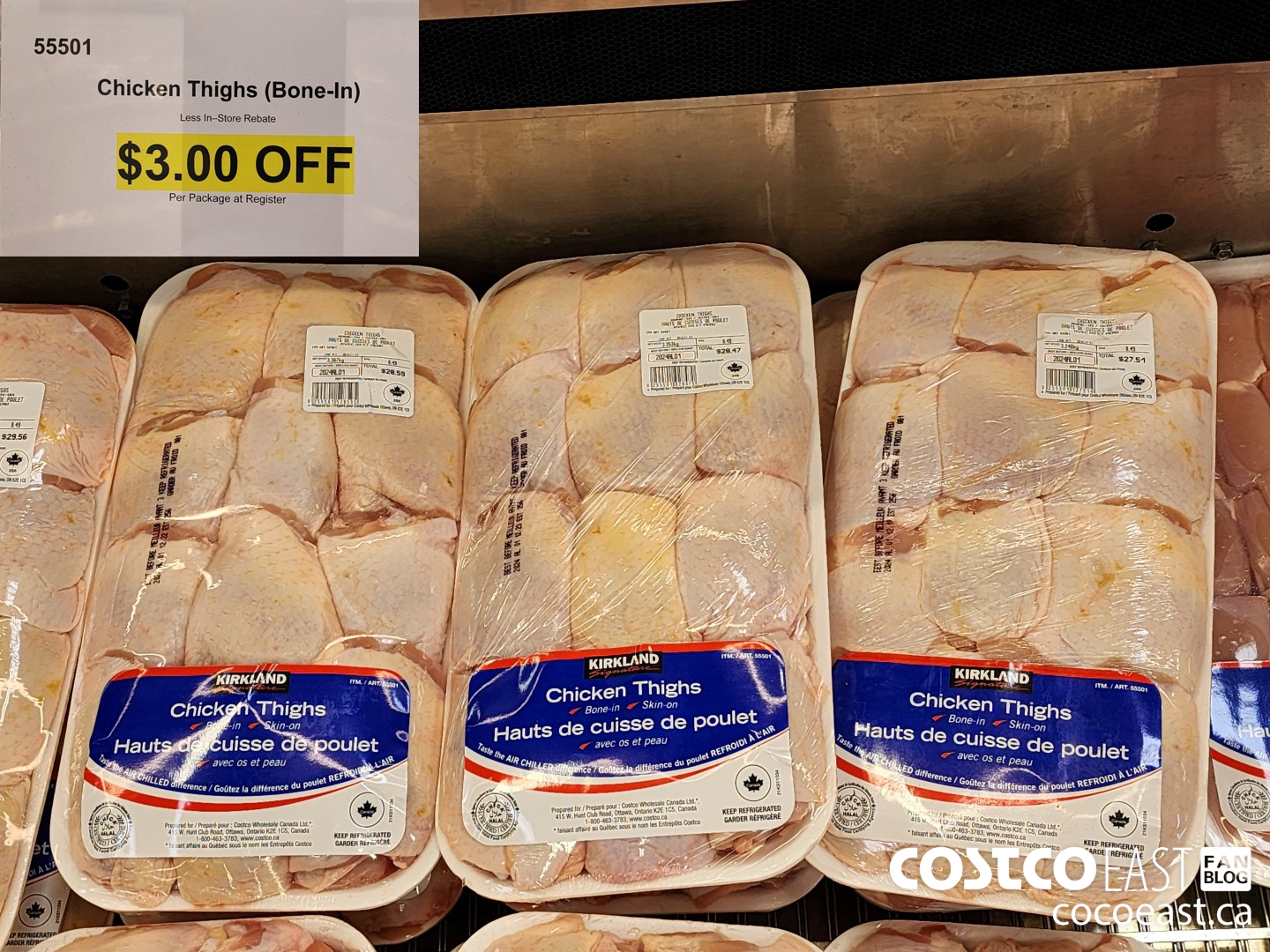 55501 Chicken Thighs ($3.00 INSTANT SAVINGS)