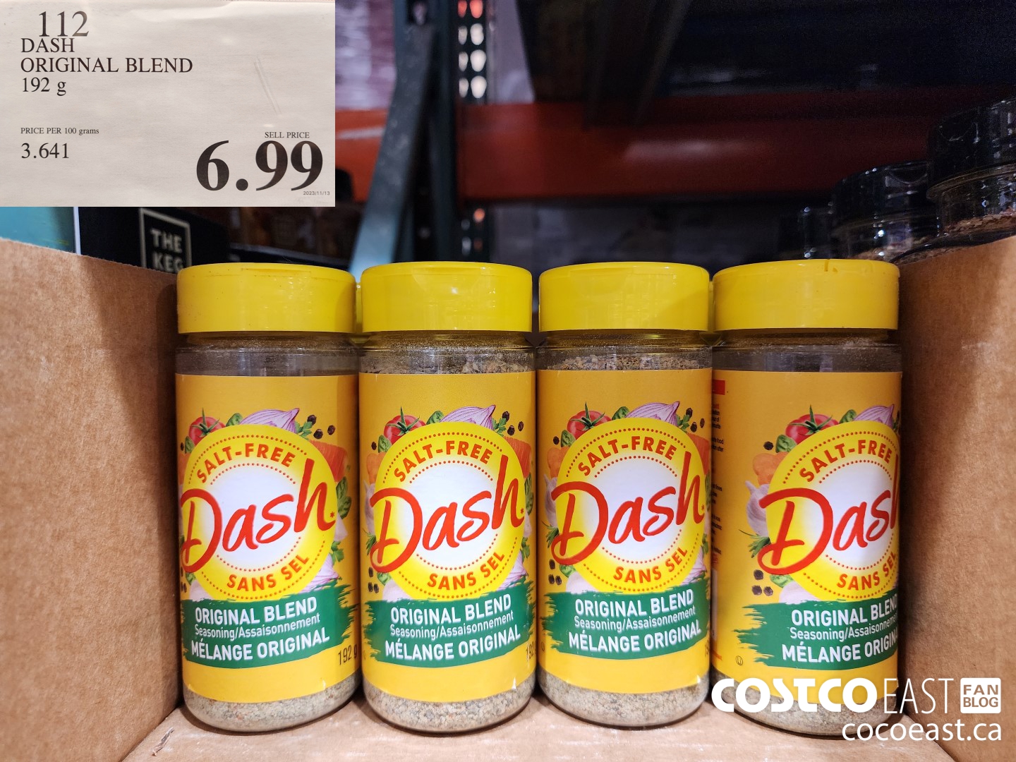 112 DASH ORIGINAL BLEND 192 G $6.99