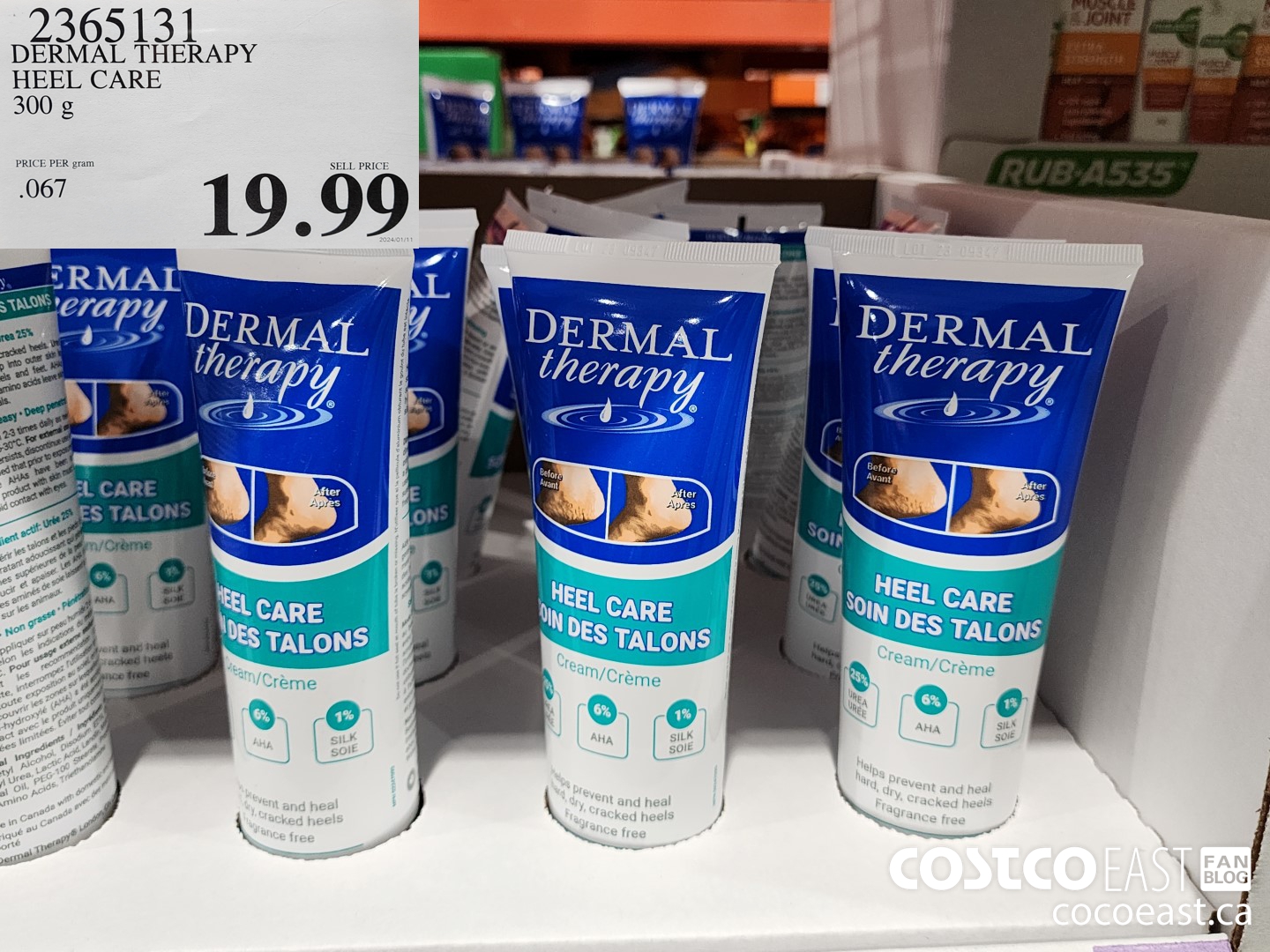 2365131 DERMAL THERAPY HEEL CARE 300 G $19.99