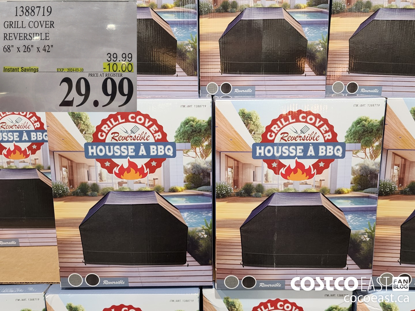 1388719 GRILL COVER REVERSIBLE 68