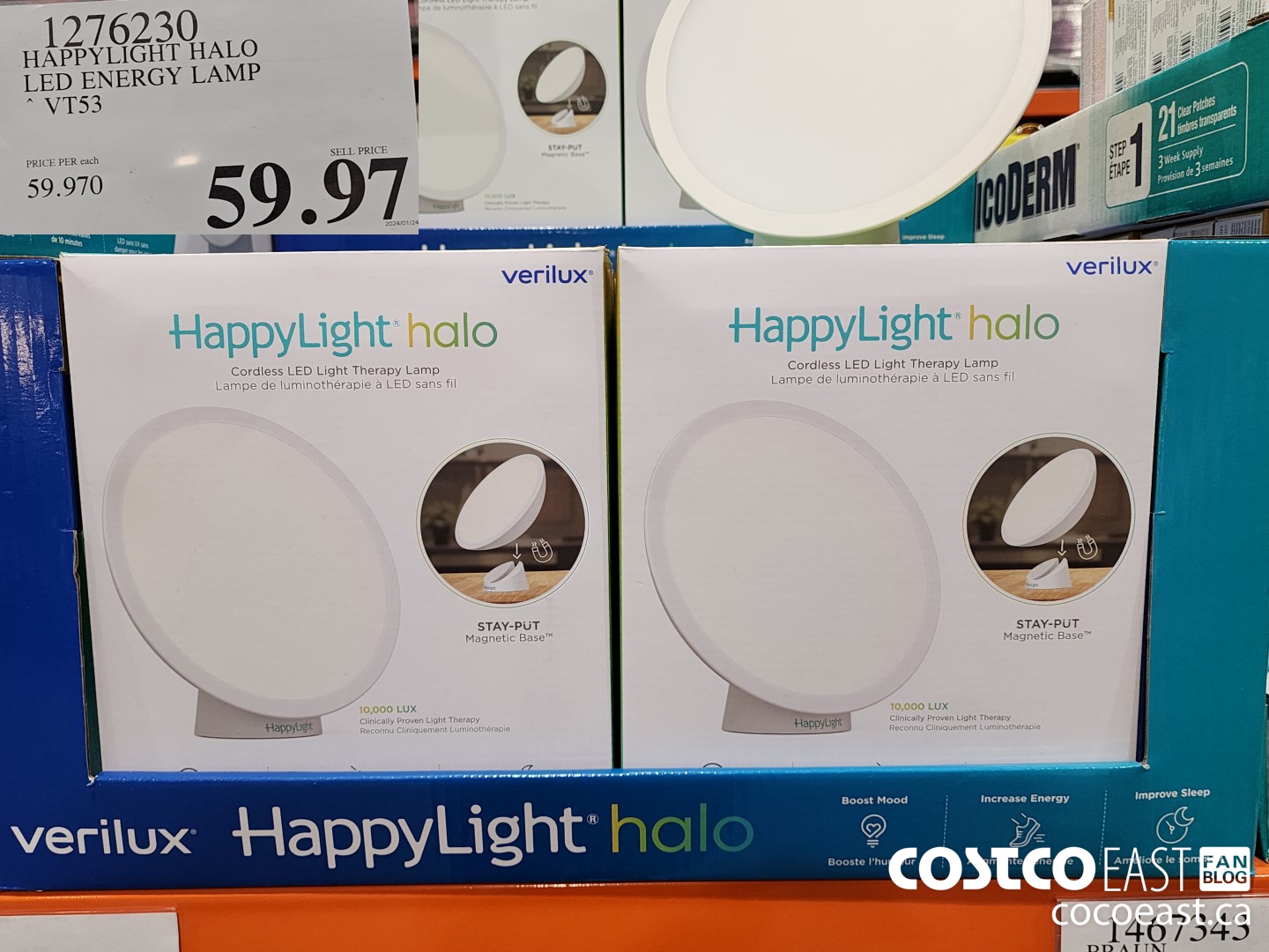 1276230 HAPPYLIGHT HALO LED ENERGY LAMP VT53 $59.97