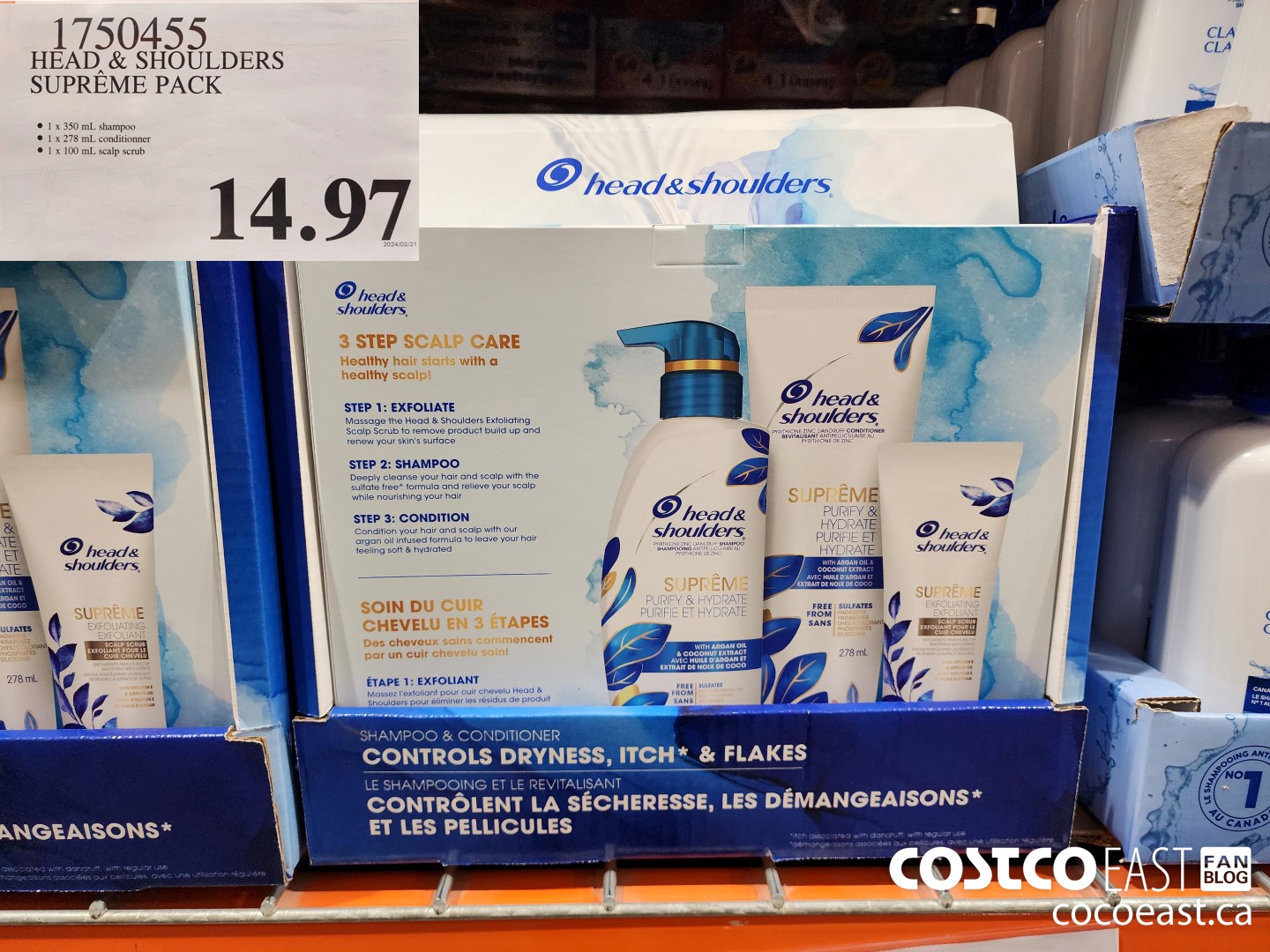 1750455 HEAD & SHOULDERS SUPREME PACK $14.97