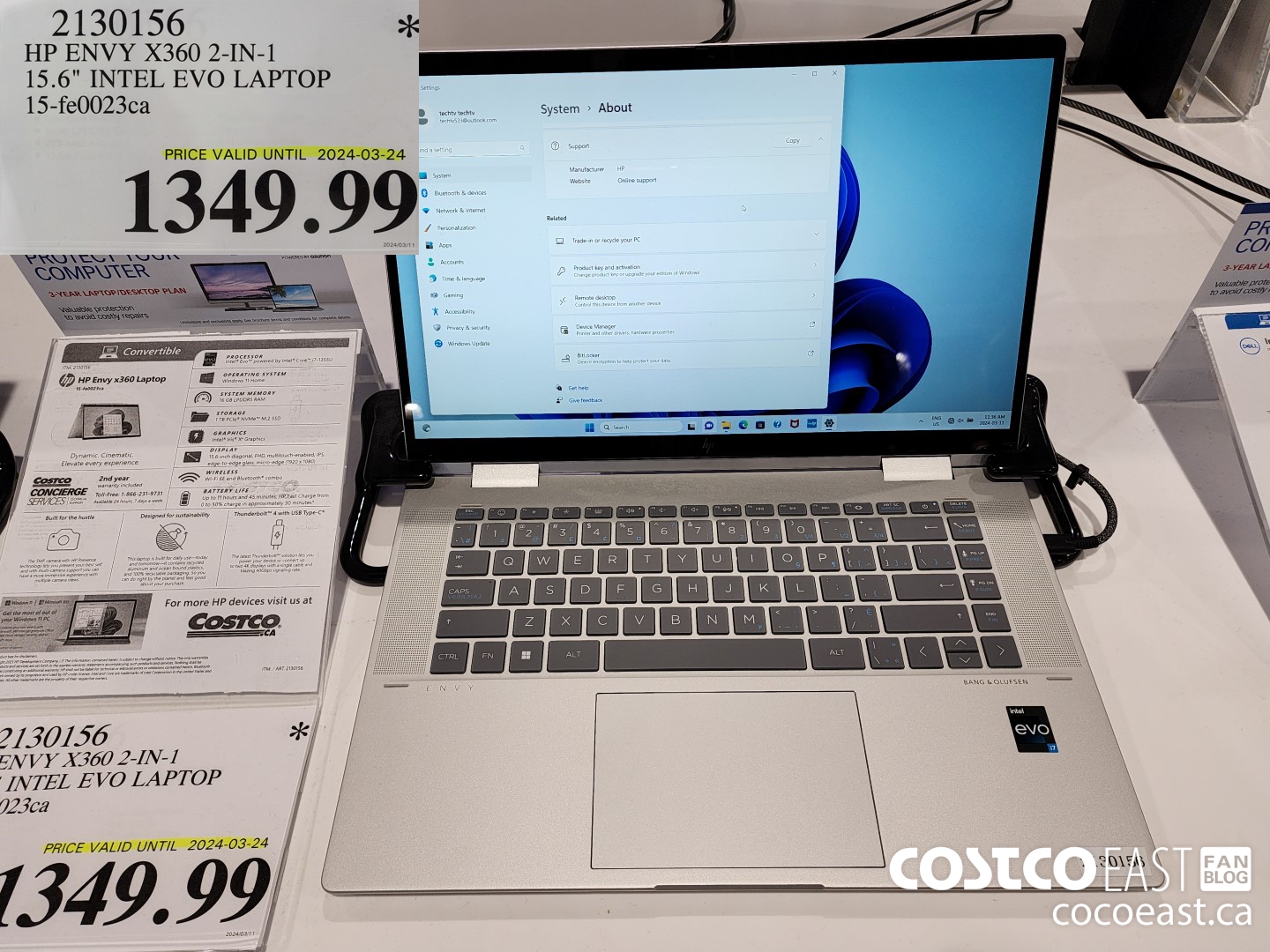 2130156 HP ENVY X360 2-IN-1 15.6