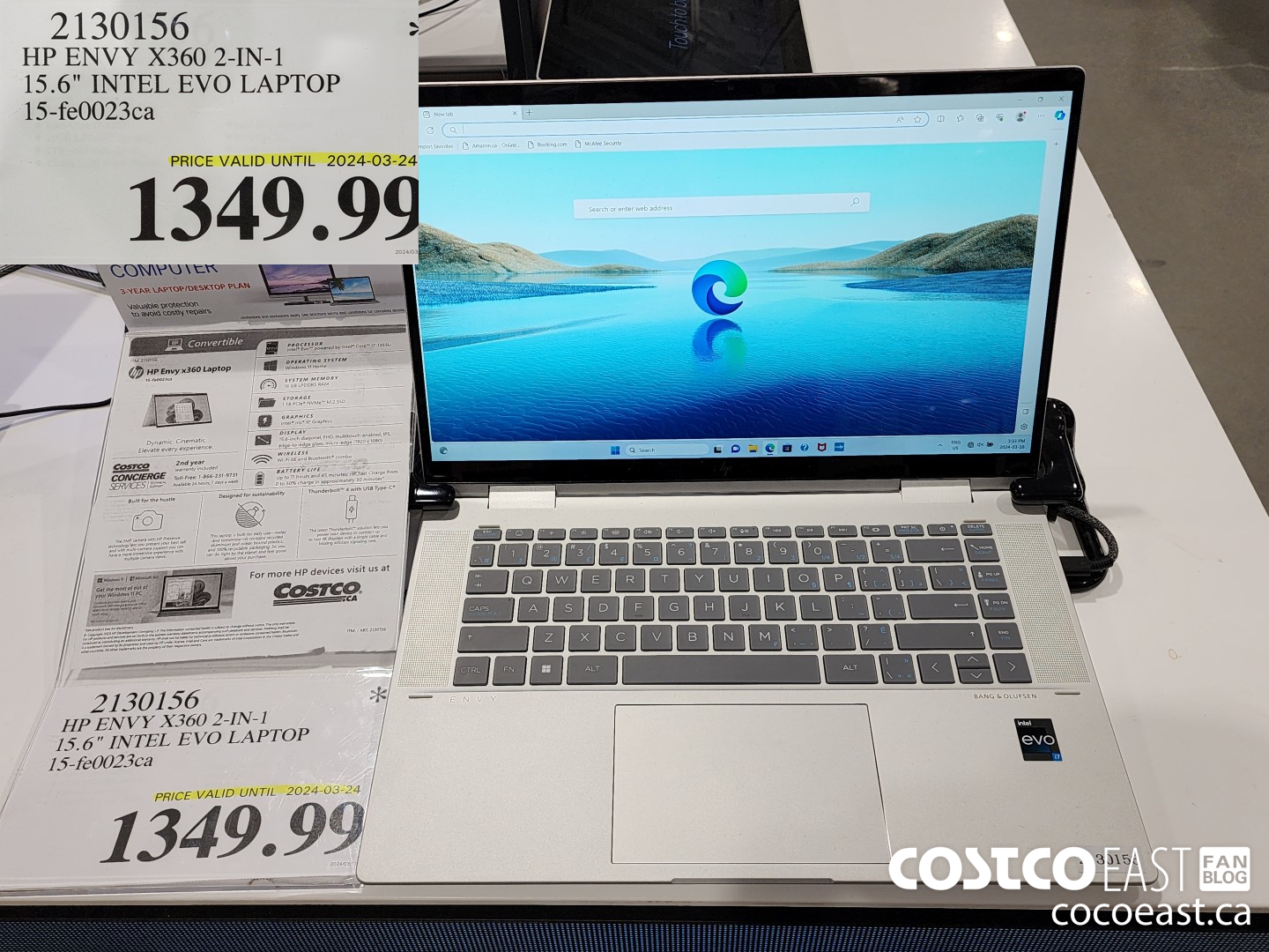 2130156 HP ENVY X360 2-IN-1 15.6