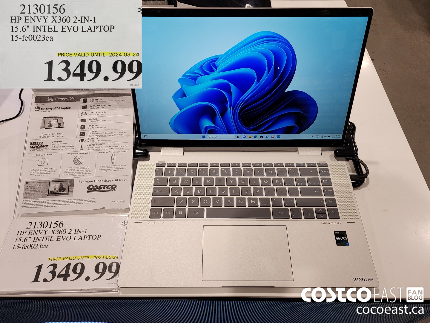 2130156 HP ENVY X360 2-IN-1 15.6