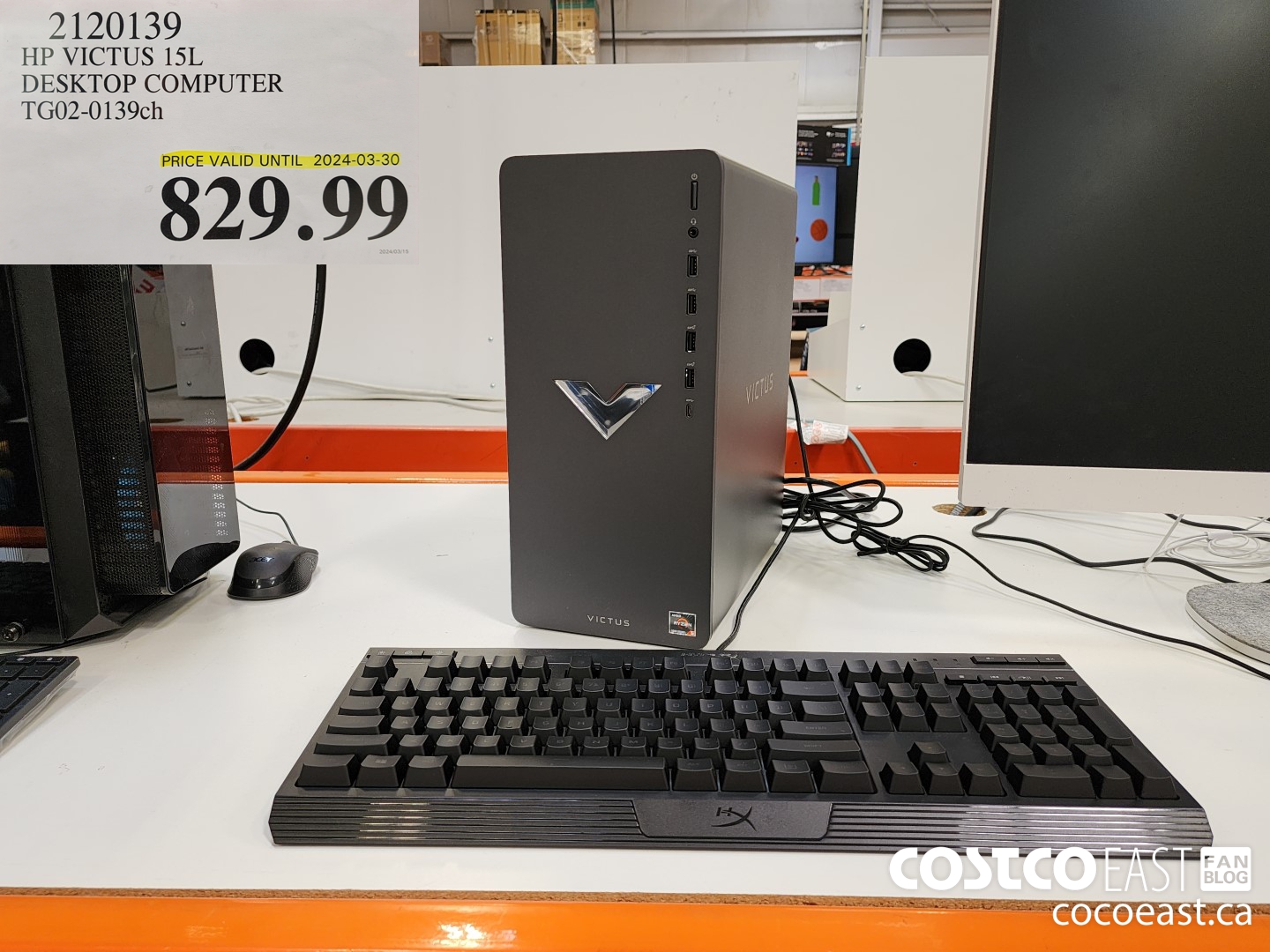 2120139 HP VICTUS 15L DESKTOP COMPUTER TG02-0139ch $829.99