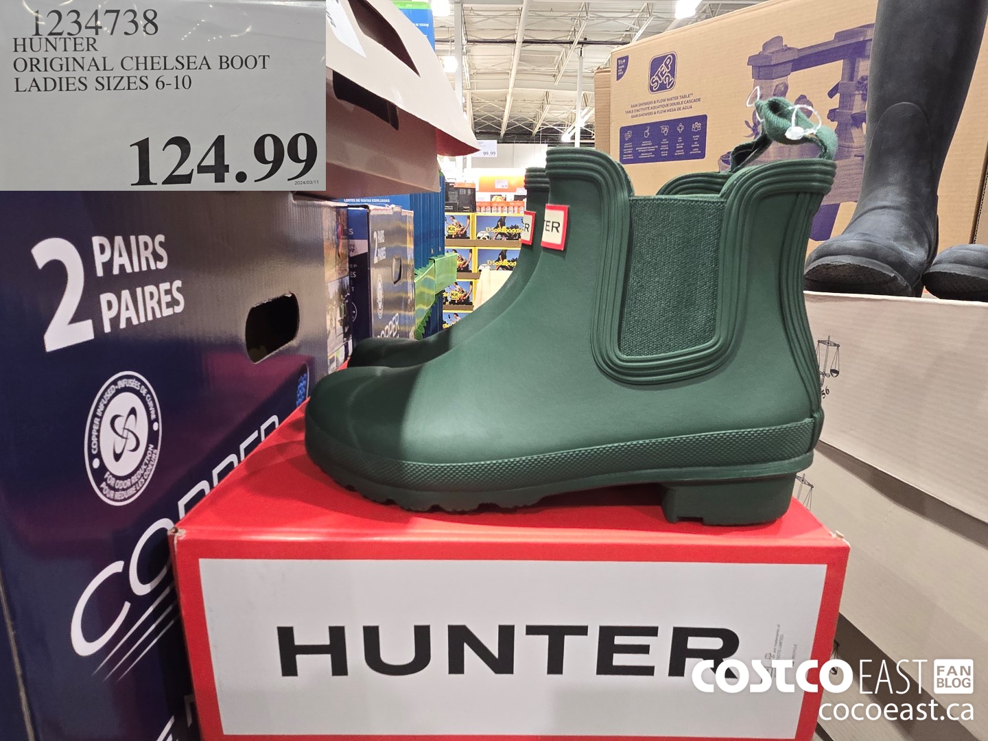 1234738 HUNTER ORIGINAL CHELSEA BOOT SIZE 6-10 $124.99