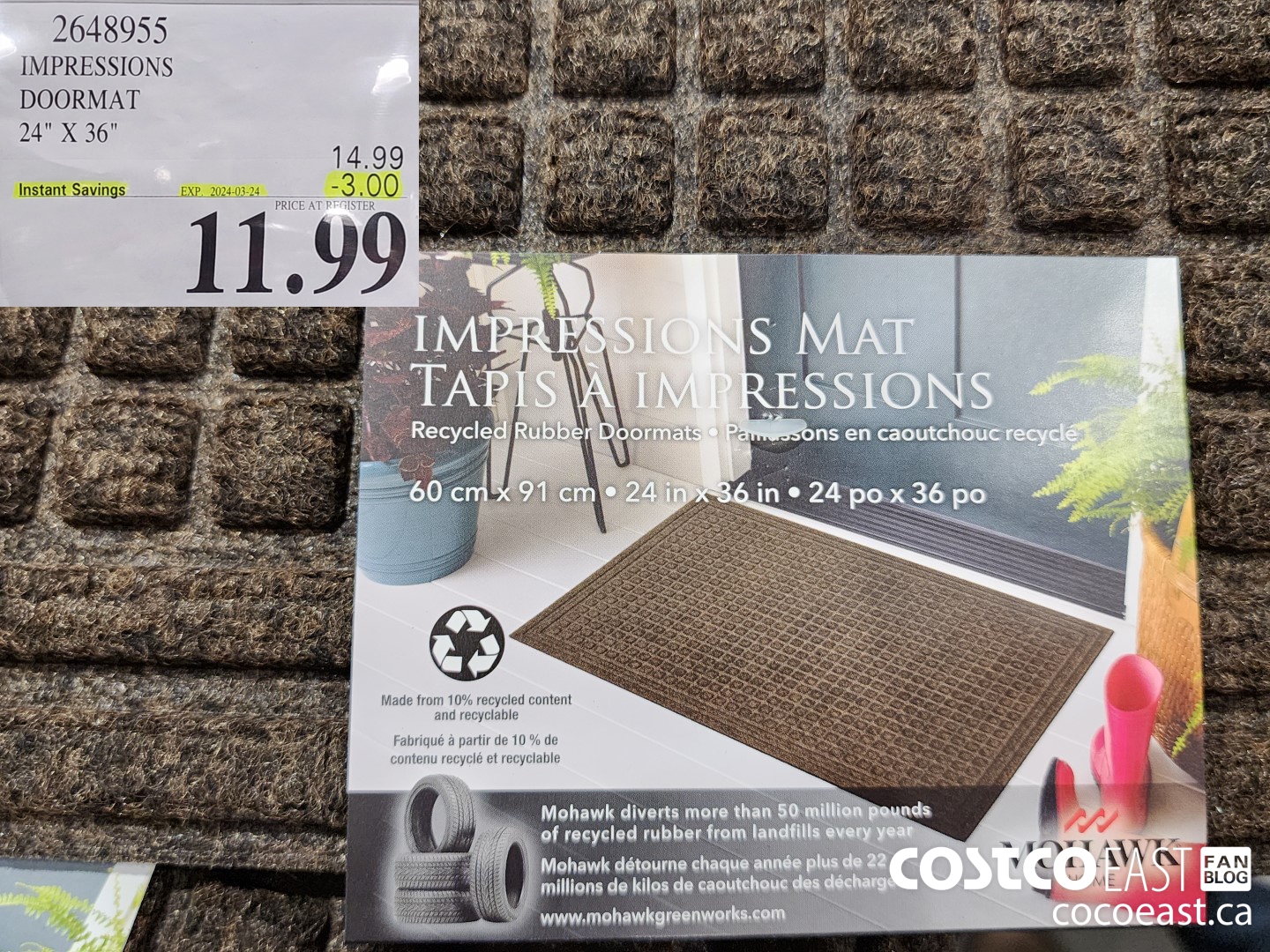 2648955 IMPRESSIONS DOORMAT 24