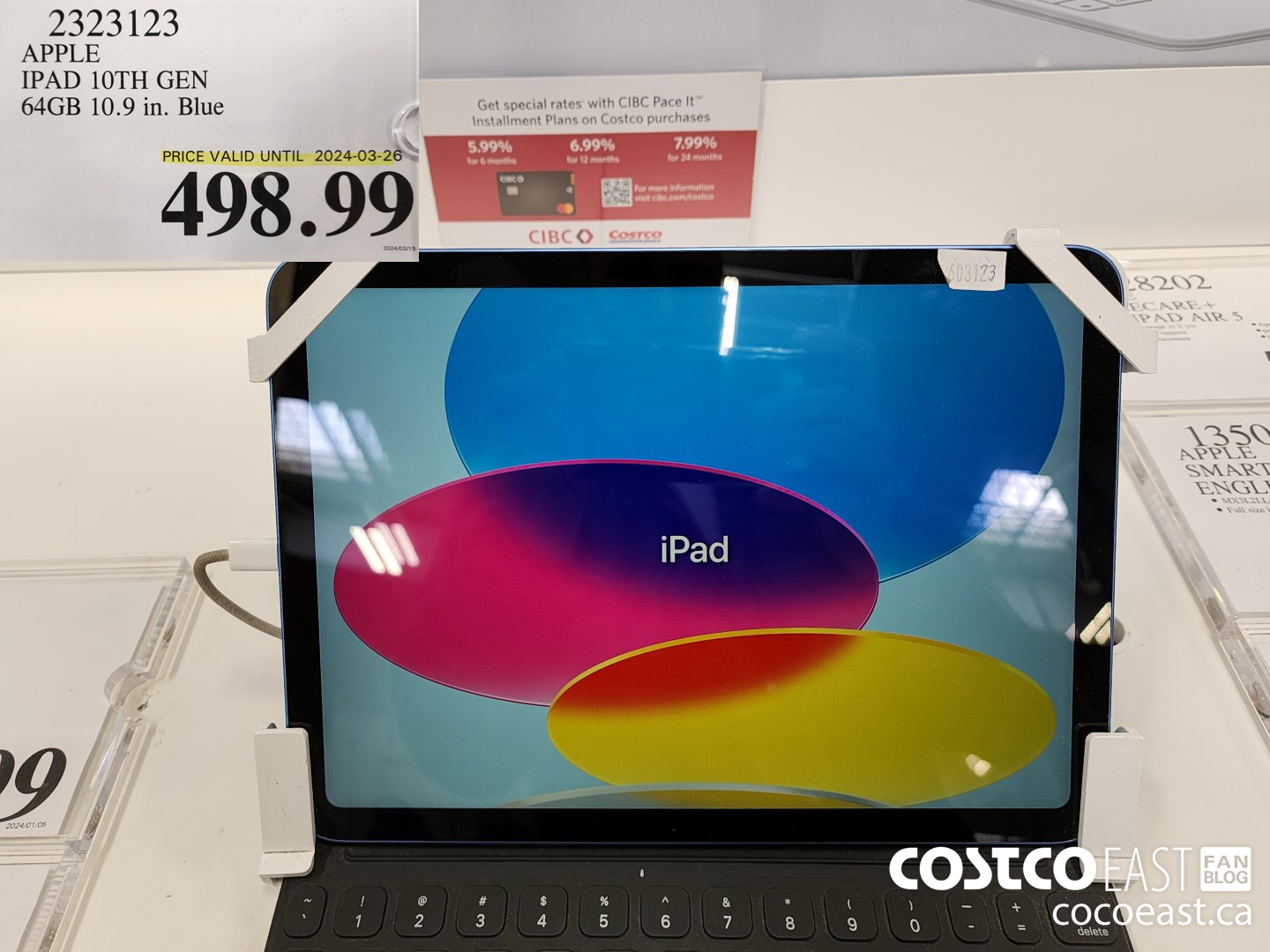 2323123 IPAD 10TH GEN 64GB 10.9 in. Blue $498.99