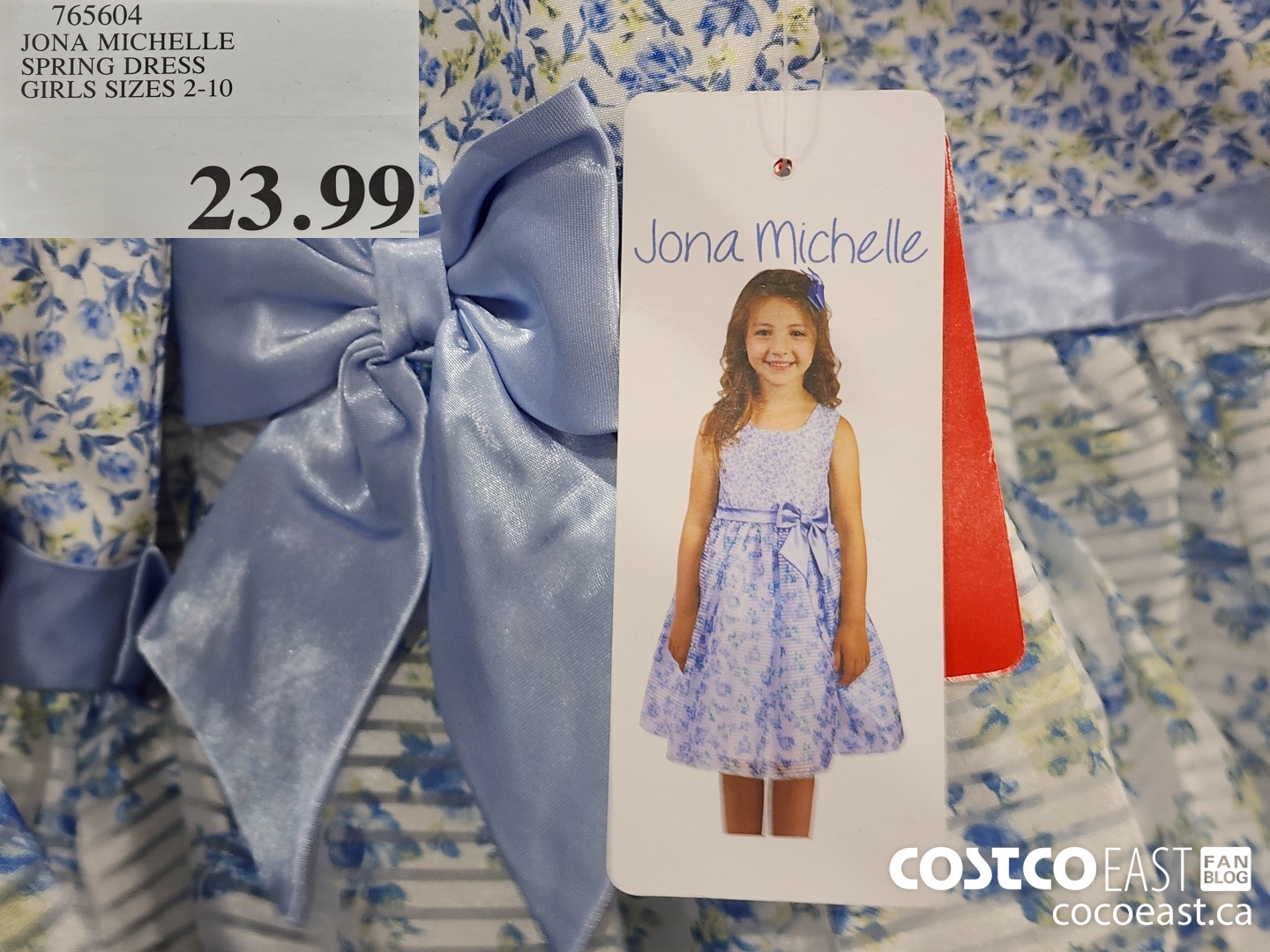 765604 JONA MICHELLE DRESS GIRLS SIZES 2-10 $23.99