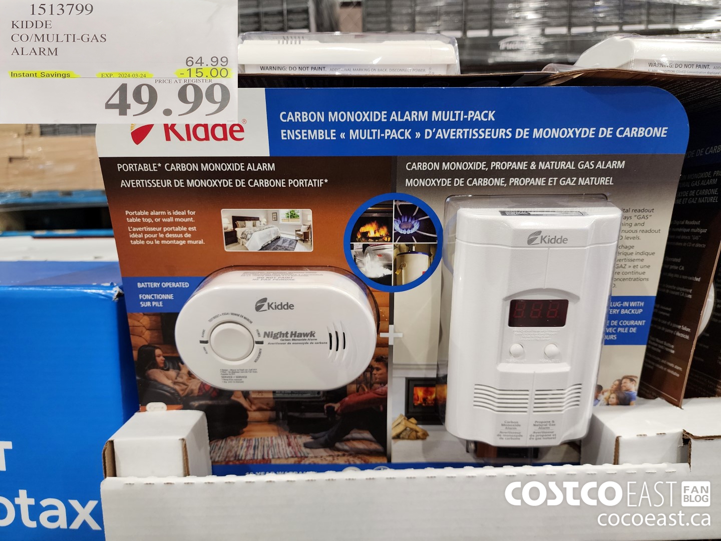 1513799 KIDDE CO/MULTI-GAS ALARM ($15.00 INSTANT SAVINGS EXPIRES ON 2024-03-24) $49.99