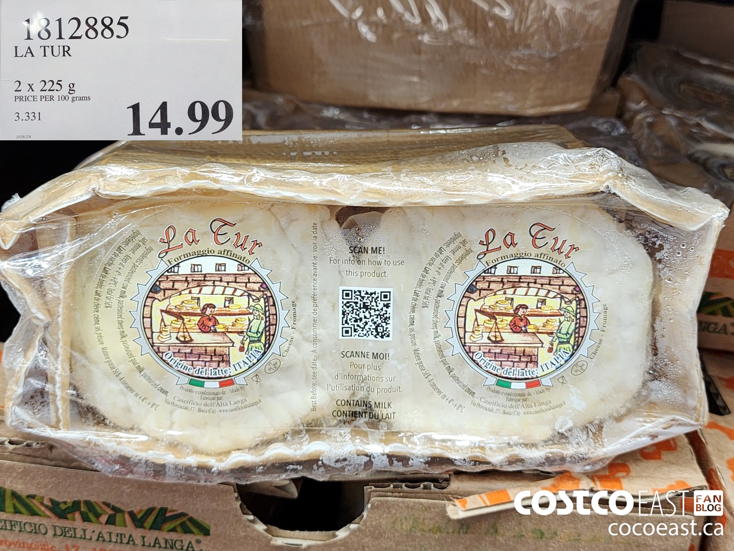 1812885 LA TUR 2 X 225 G $14.99