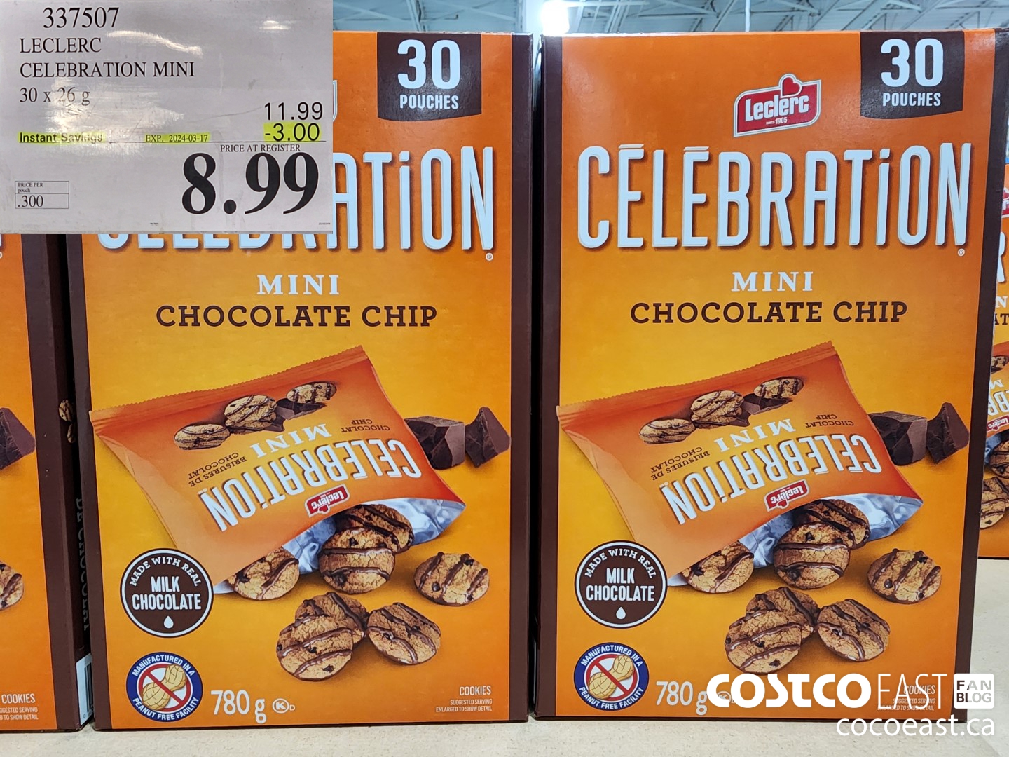 337507 LECLERC CELEBRATION MINI 30 X 26 G ($3.00 INSTANT SAVINGS EXPIRES ON 2024-03-17) $8.99