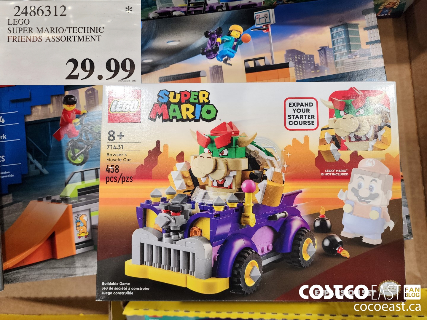 2486312 LEGO SUPER MARIO/TECHNIC FRIENDS ASSORTMENT $29.99