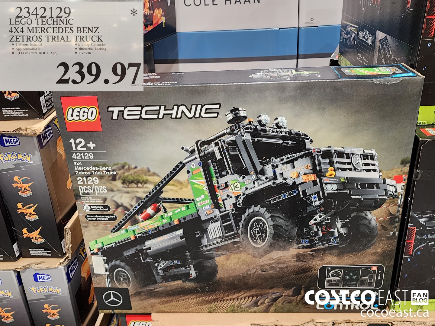 2342129 LEGO TECHNIC 4X4 MERCEDES BENZ ZETROS TRIAL TRUCK $239.97