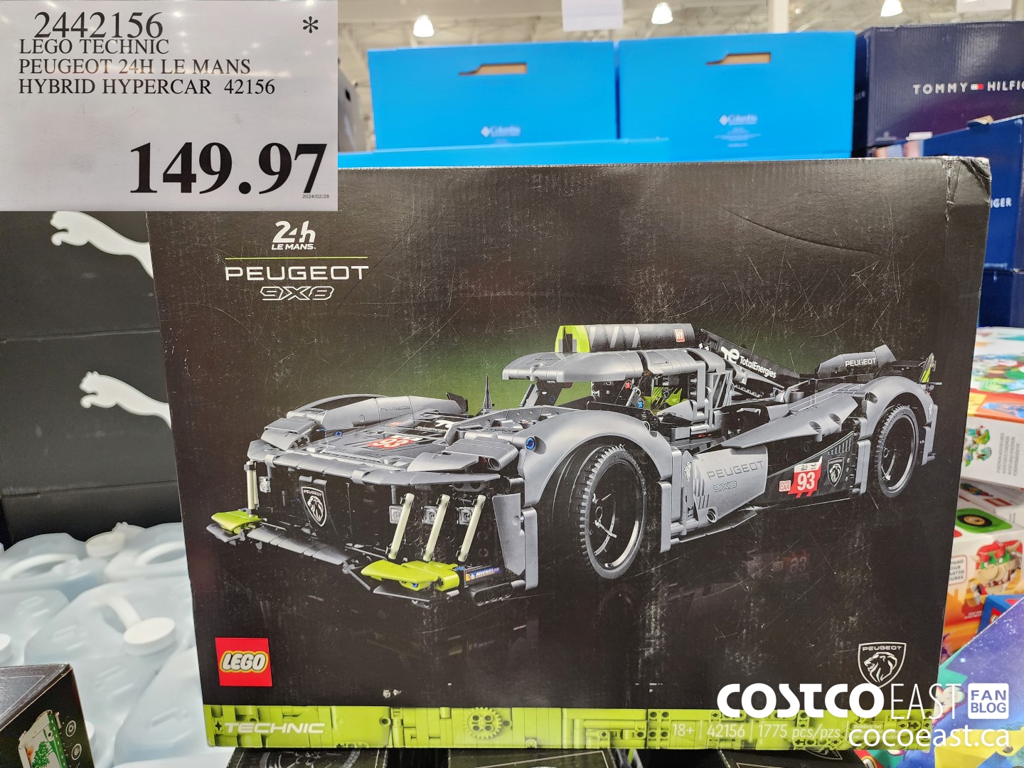 2442156 LEGO TECHNIC PEUGEOT 24H LE MANS HYBRID HYPERCAR 42156 $149.97