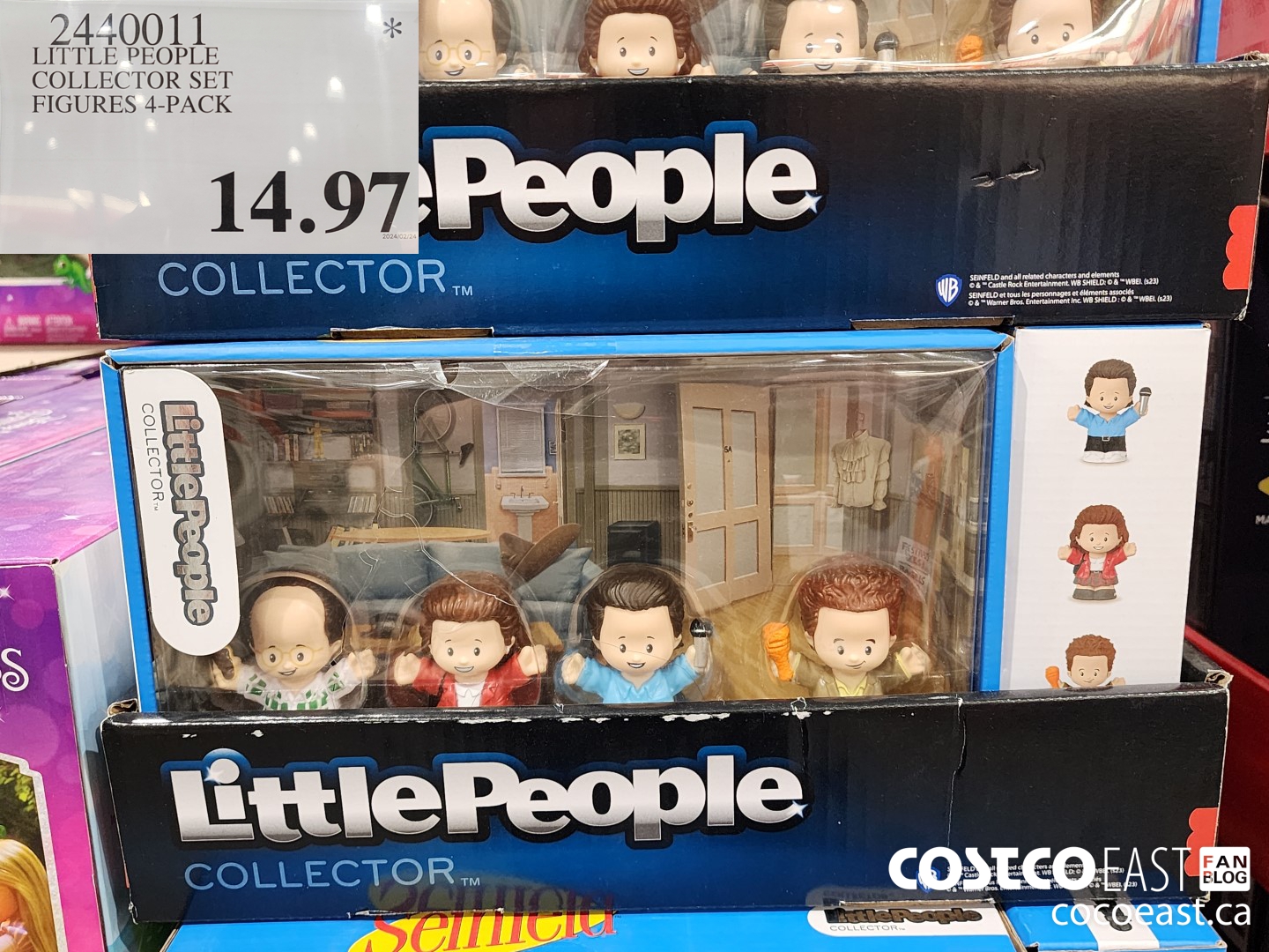 2440011 LITTLE PEOPLE COLLECTOR SET FIGURES 4-PACK $14.97