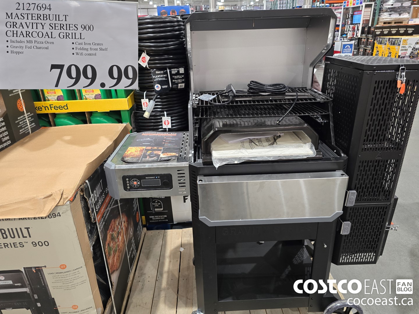 2127694 MASTERBUILT GRAVITY SERIES 900 CHARCOAL GRILL $799.99