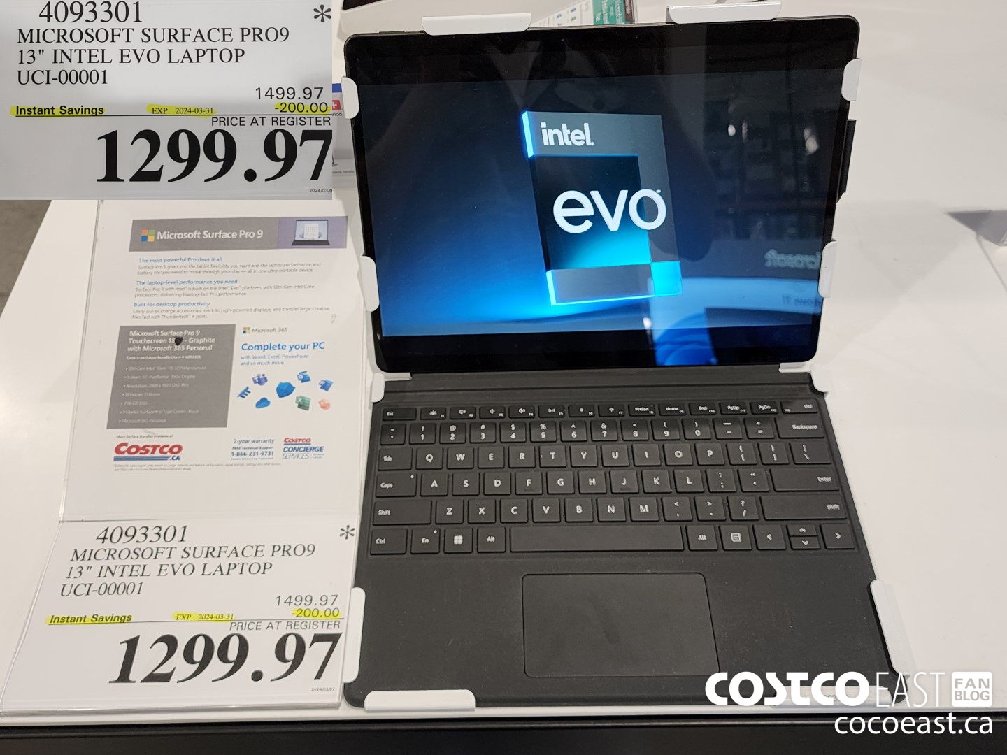 4093301 MICROSOFT SURFACE PRO9 13