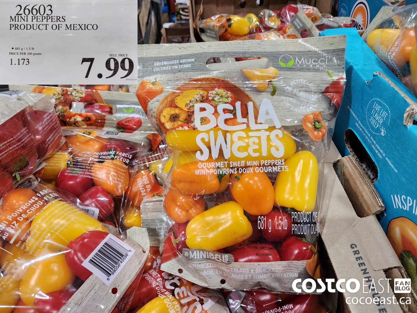 26603 MINI PEPPERS PRODUCT OF MEXICO $7.99