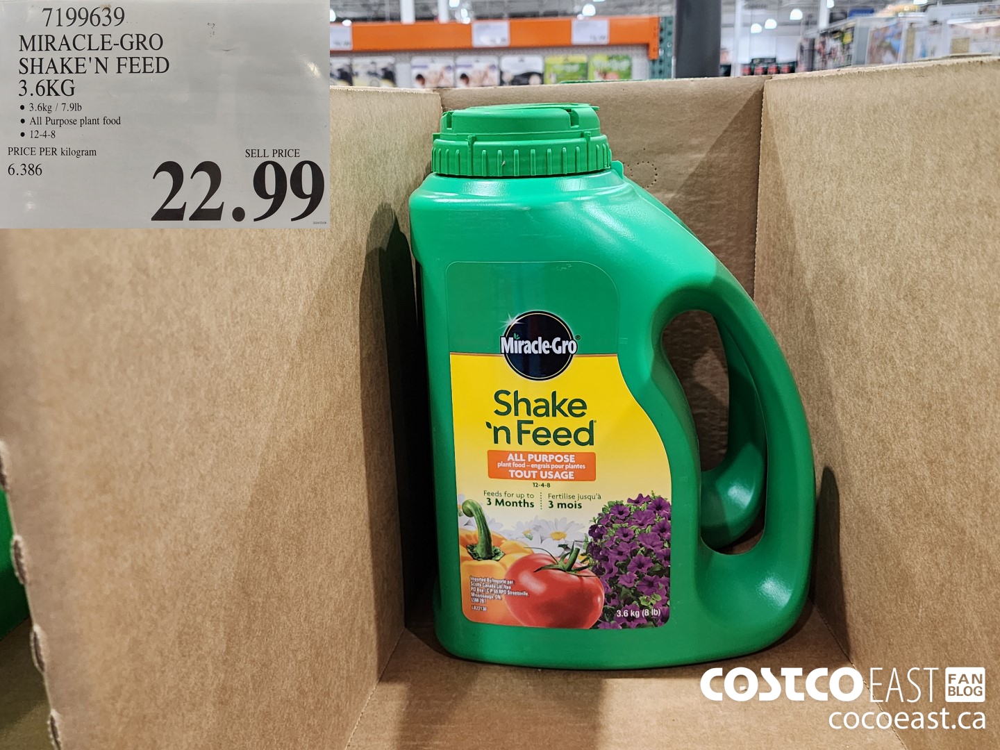 7199639 MIRACLE-GRO SHAKE'N FEED 3.6KG $22.99