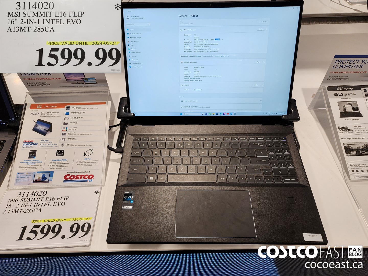 3114020 MSI SUMMIT E16 FLIP 16