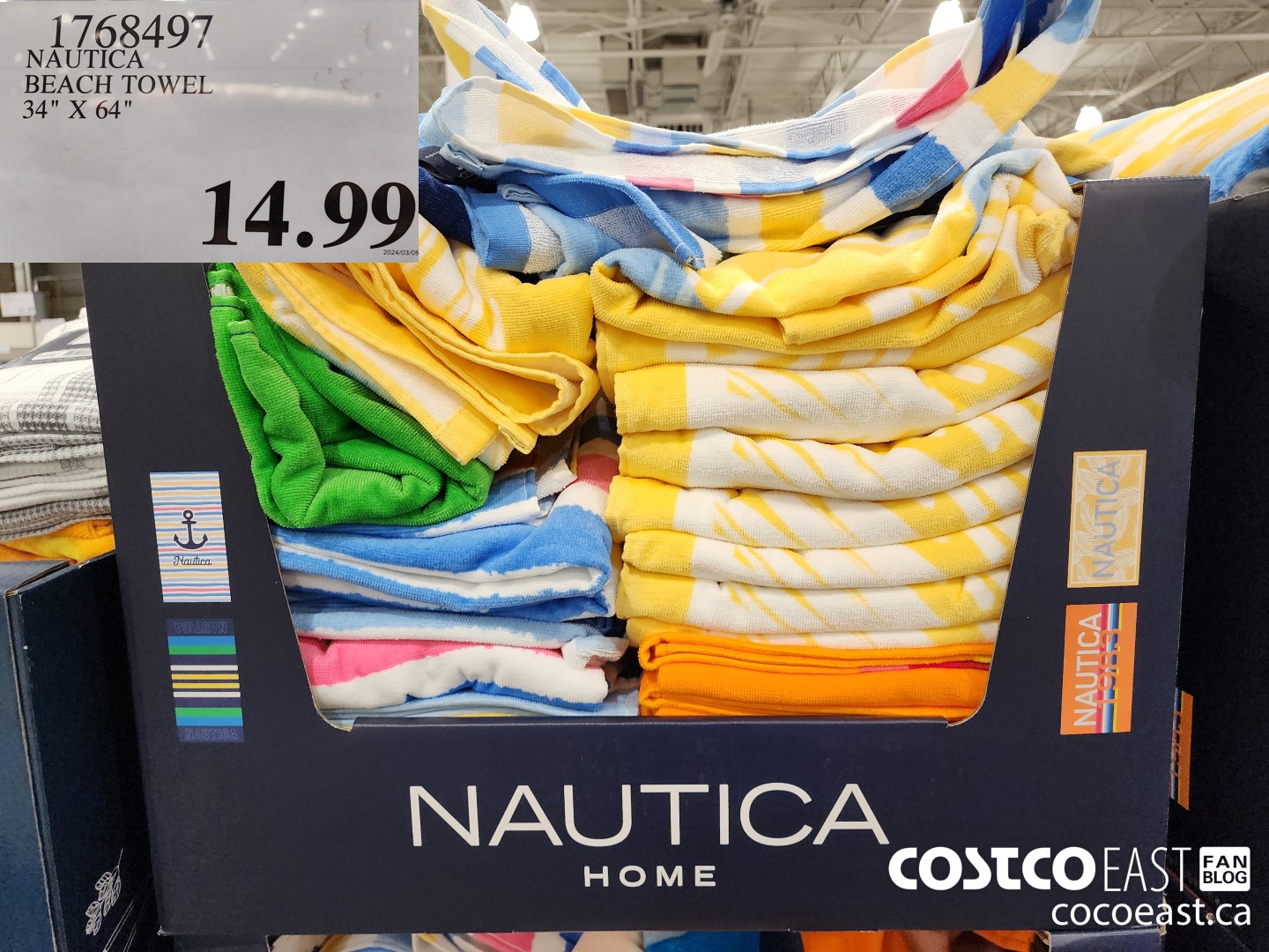 1768497 NAUTICA BEACH TOWEL 34