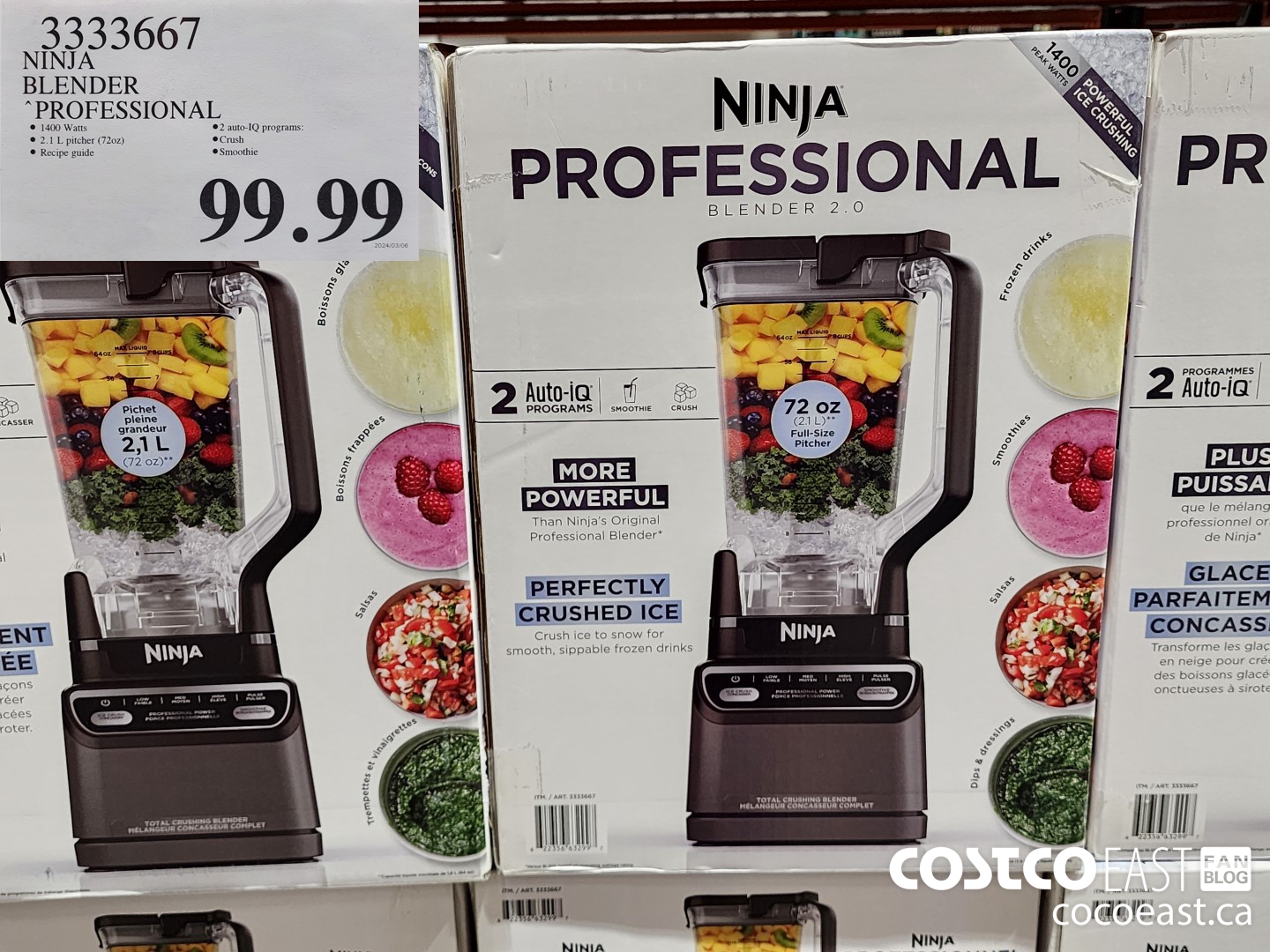 3333667 NINJA BLENDER PROFESSIONAL. $99.99