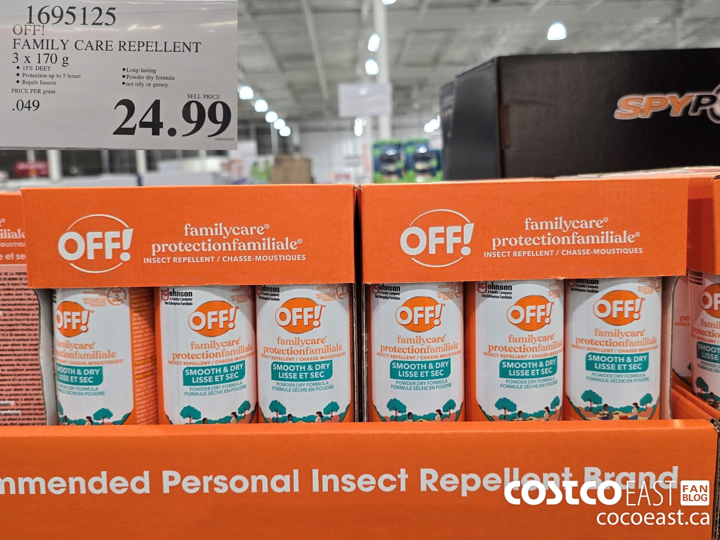 1695125 OFF! FAMILY CARE INSECT REPELLENT 3 x 170ml $24.99